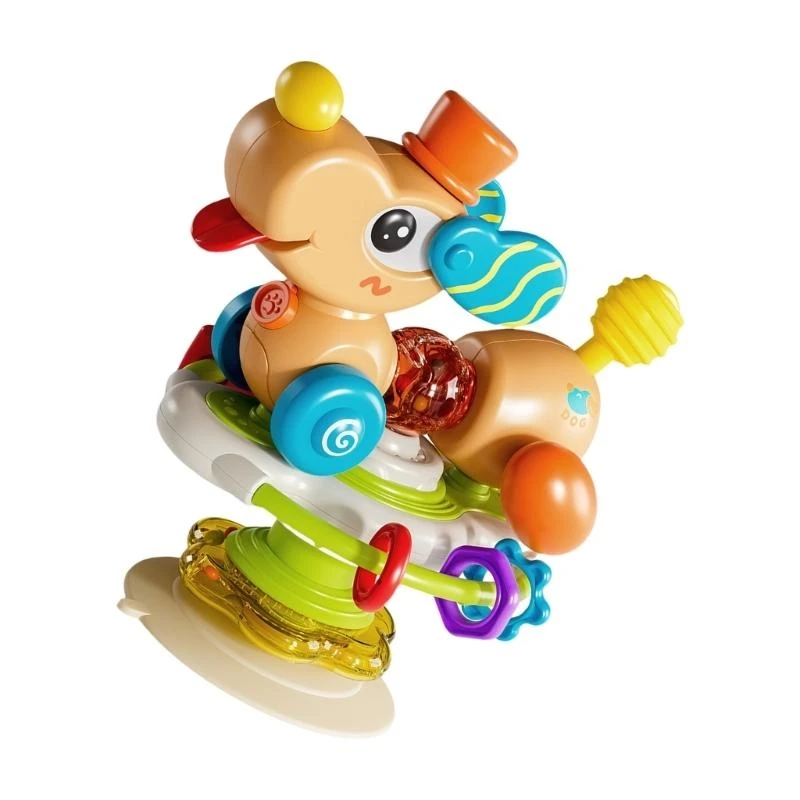 유아 만화 개 회 전자 장난감 조기 교육 감각 발달 활동 장난감 15UB