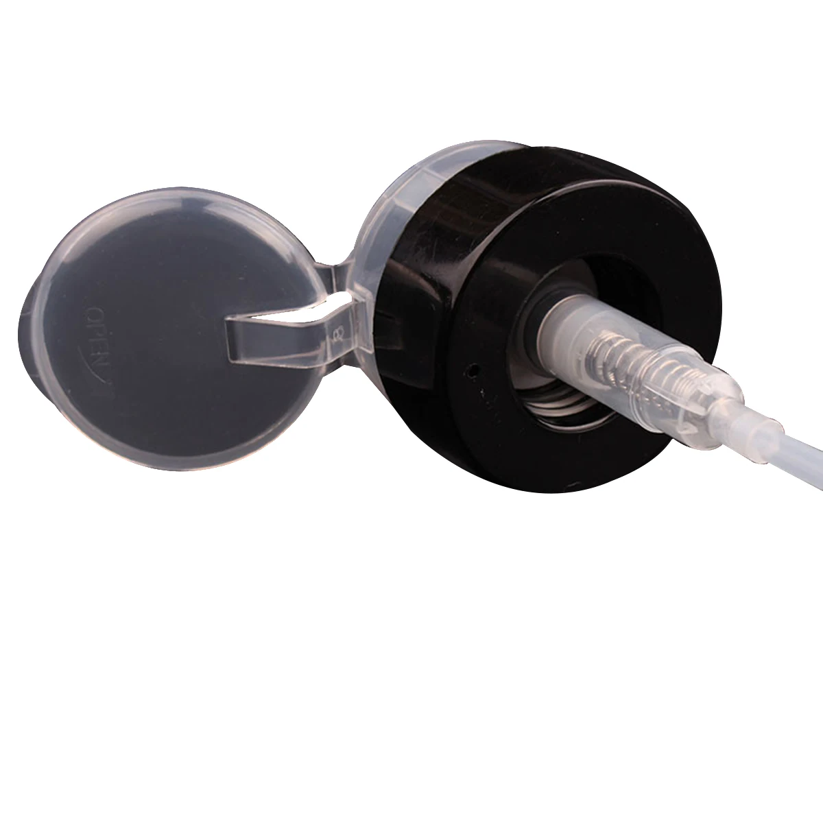 220 ml Flasche Nagellackentferner Pumpe abschließbares Design Subpackage Flasche Flüssigkeitsaufbewahrung Subpackage Toner Kleber