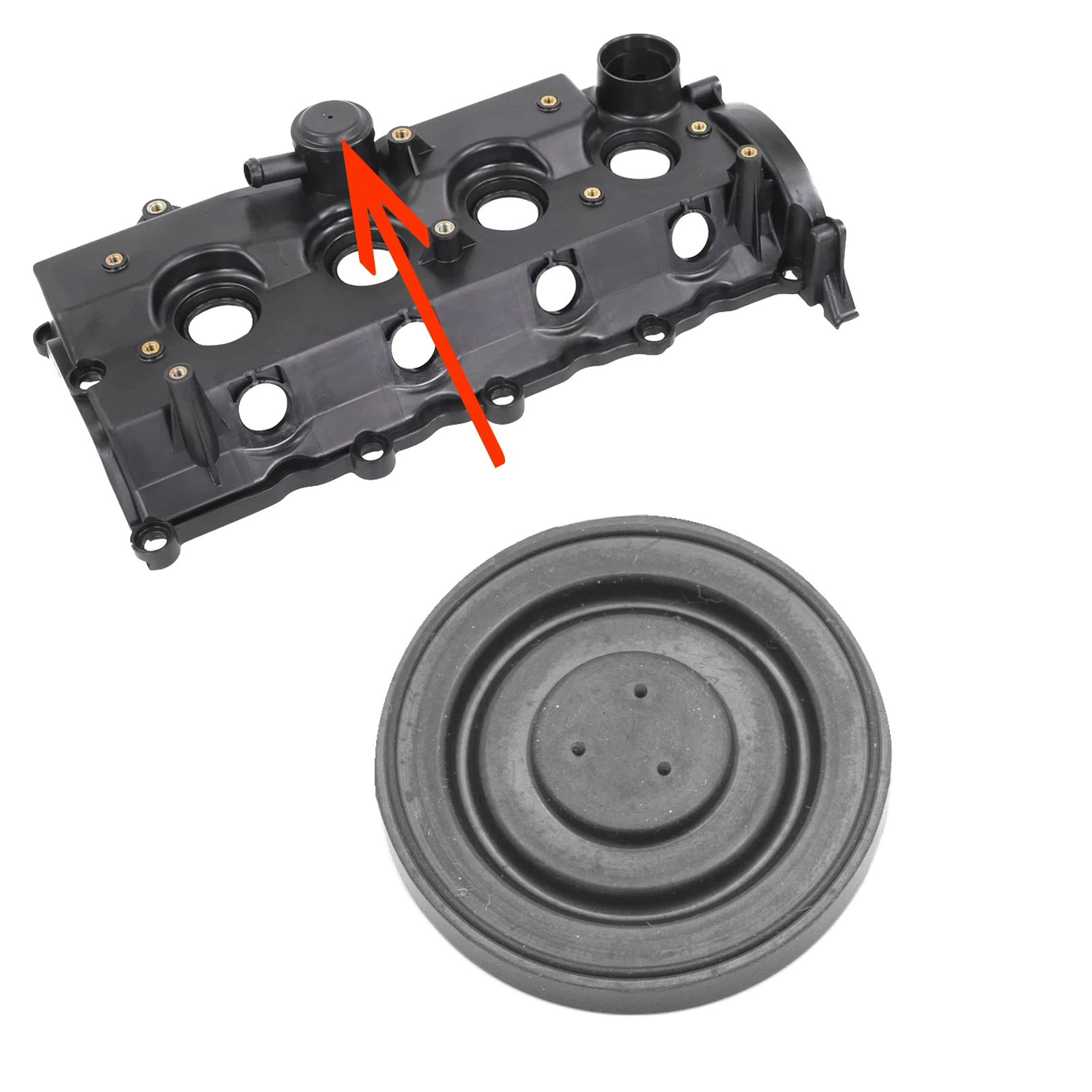 

1pcs Car Diaphragm Membrane For Valve Cover For Vauxhall For Opel 98001142 5607251 Diaphragm Membrane Parts