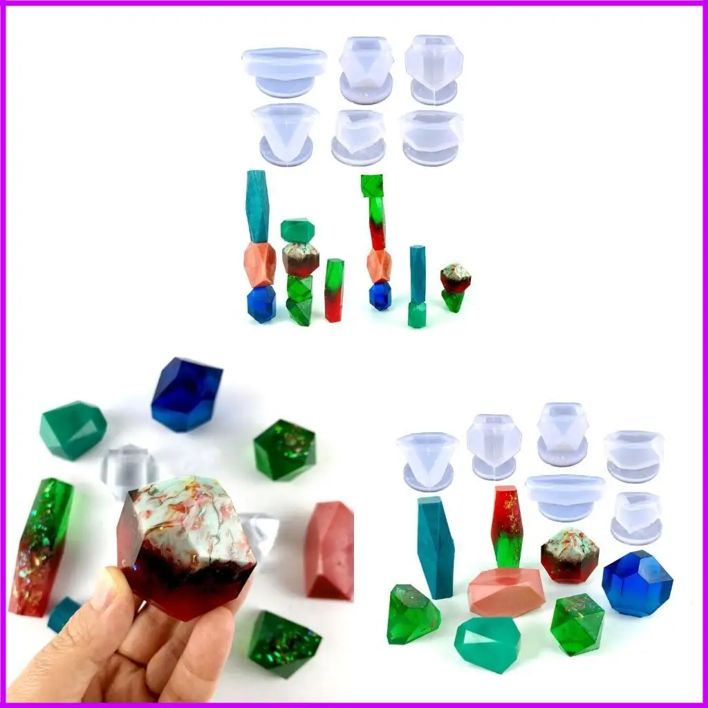 

Blocks Resin Mold Stone Crystal Mold DIY Molds