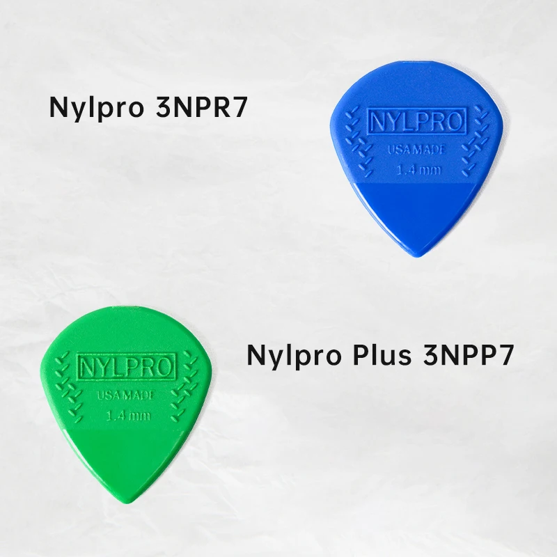 Nylon Pick. 3NP JAZZ 3 nylon material non-slip/quick solo/wear-resistant Acoustic /electric guitar picks.  1.40mm thickness.