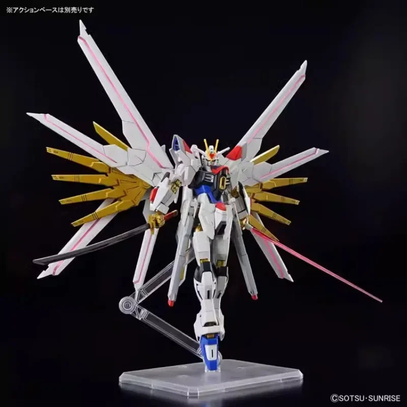 Bandai Gundam Assembly Anime figura de ação, HG 1: 144, construir lutador modelo, coleção de brinquedos, presente do dia do passatempo, em estoque