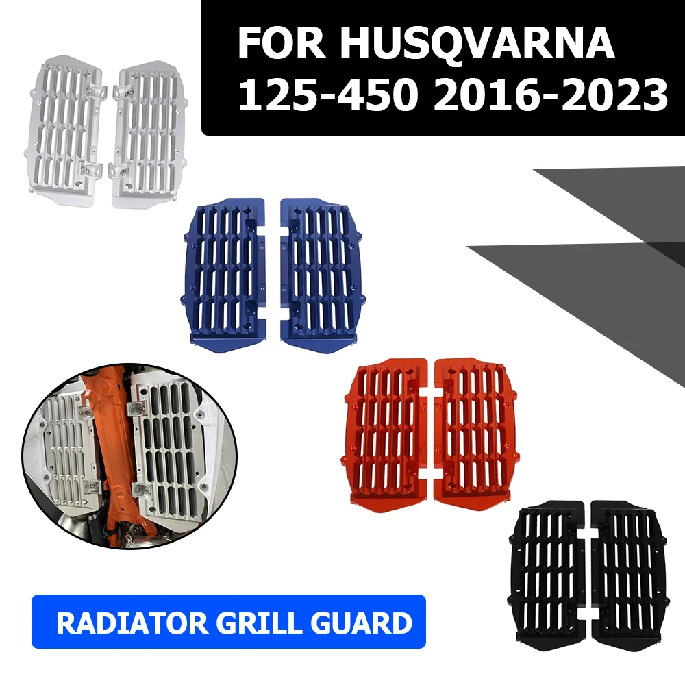 For Husqvarna TC TE TX FC FE FX 125 150 250 300 350 400 450 2017 - 2023 Accessories Radiator Grille Guard Grill Cover Protector