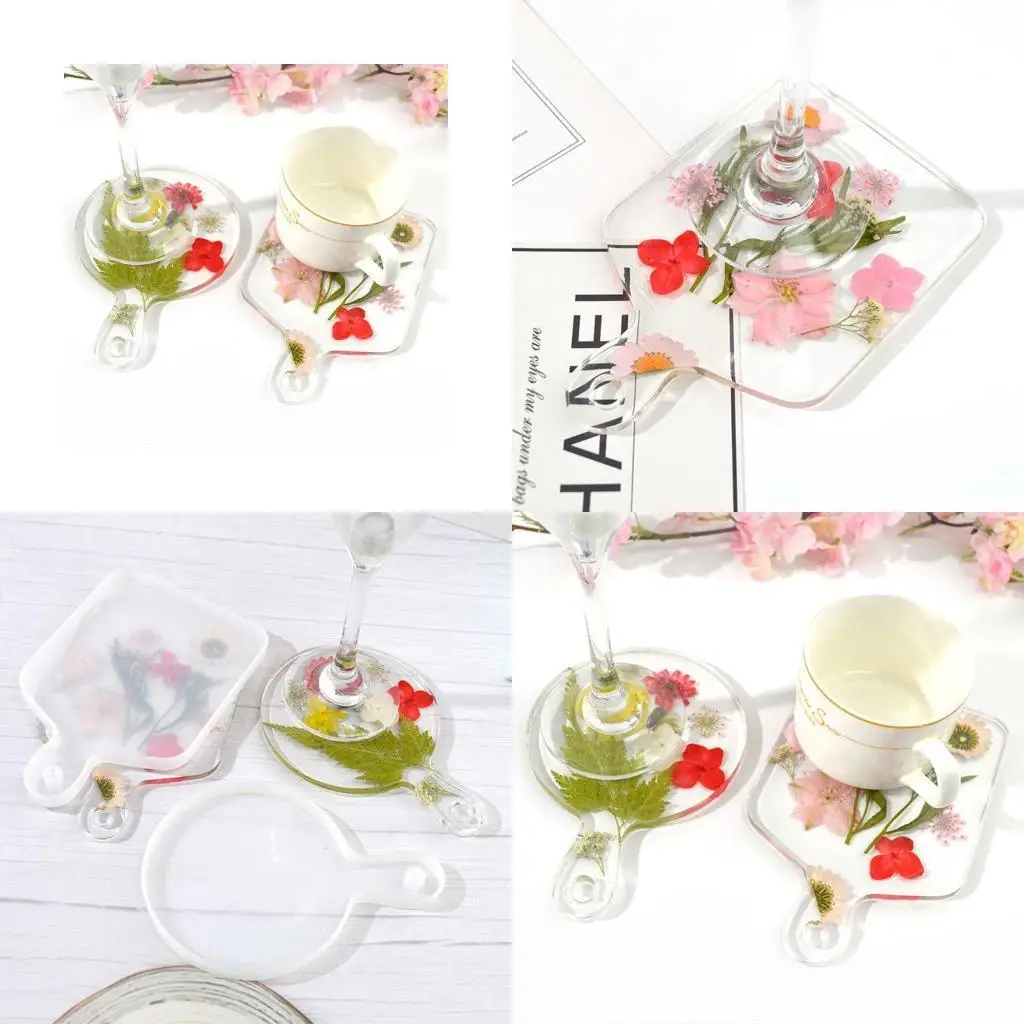 

A52E DIY Jewelry Holder Storage Box Casting Mold Handmade Home Decorations Oranaments Mold DIY Crafts Plaster Soap Mould