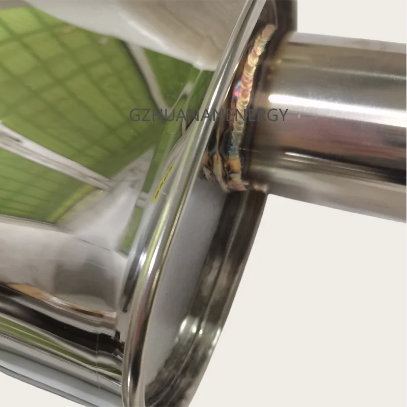 Factory Direct 3 Inch Stainless Steel Exhaust Pipe Muffler Universal Car Exhaust Muffler System With Box Packing