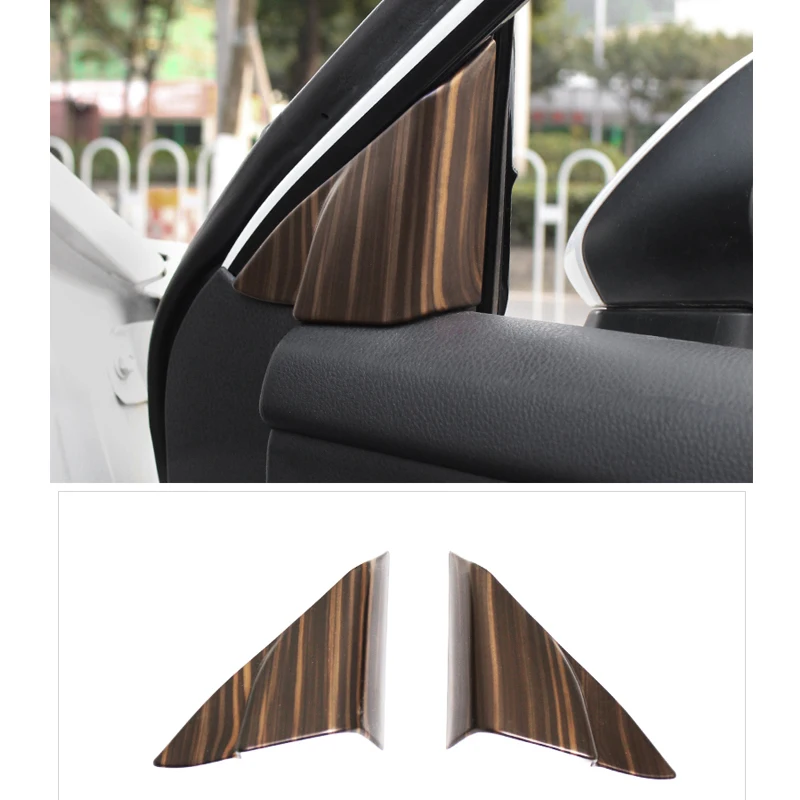 Car Interior Peach Wood Decorative Sticker For Toyota Camry 18-20 Center Console Gear Water Cup Cover Air Vent Trims Accessories