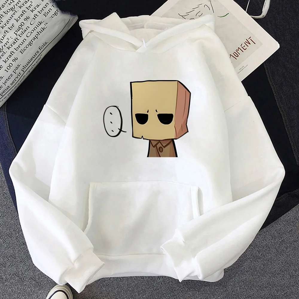 Mono Printing Hoodies Little Nightmares Anime Clothes Cute Men/women Cartoon Sweatshirts Autumn Winter Fleece Warm Pullovers