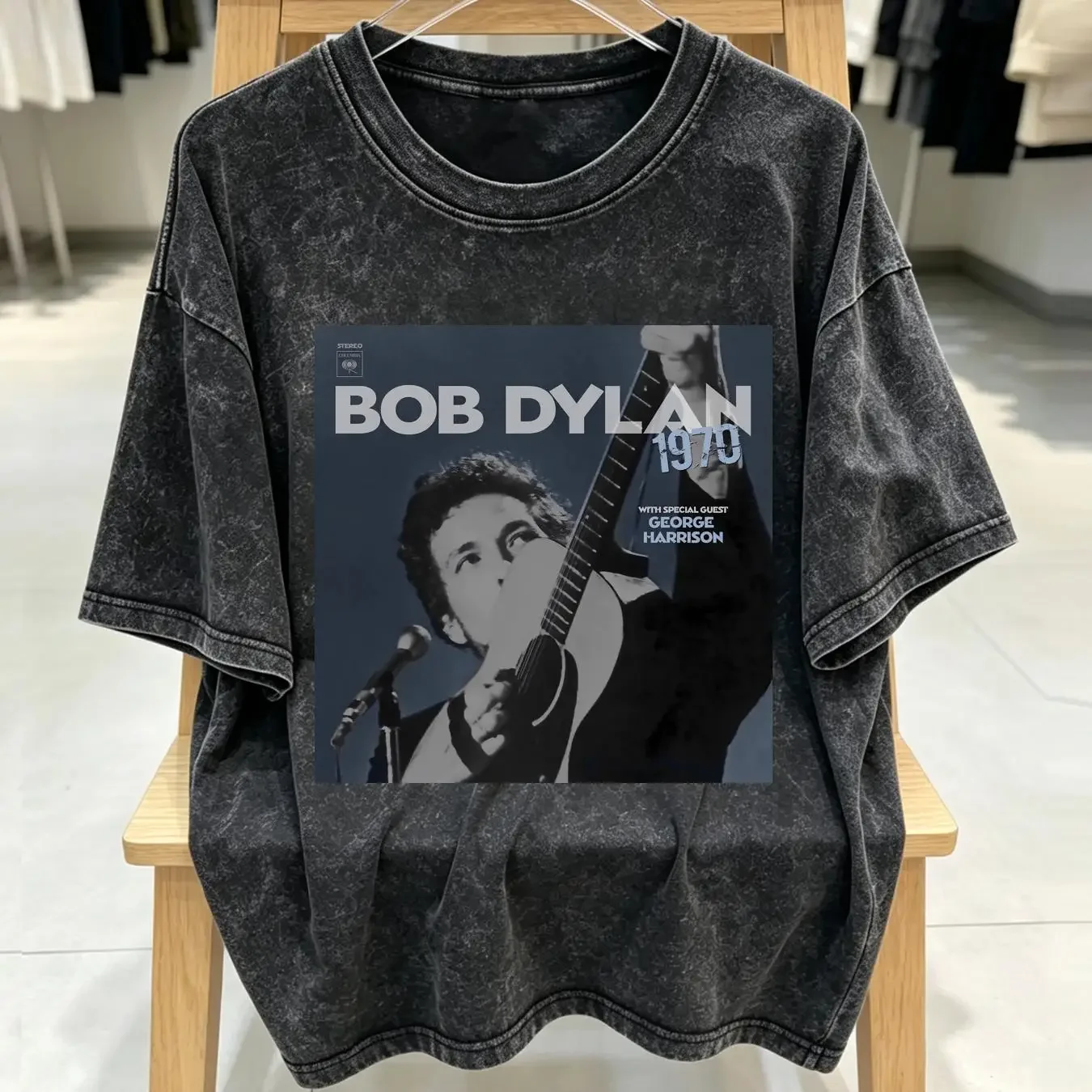 washed T Shirt Bob Dylan Robert Allen Zimmerman Vintage 90s retro legend singer R B music vintage Washed streetwear homme
