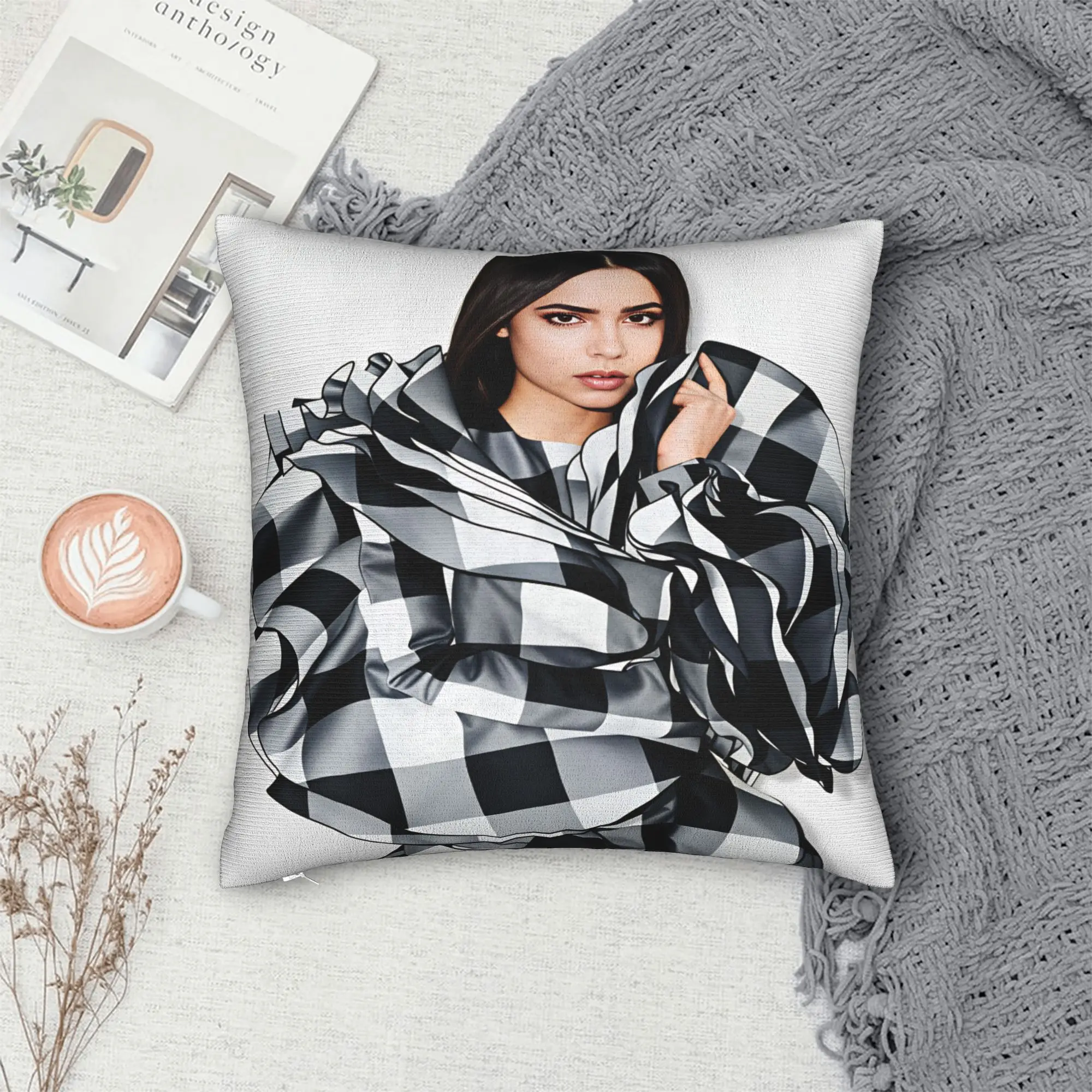 Actor Sofia Carsons Pillow Case  Fashion Pillow Cover Comfy Pillowcases For Living Room Chair