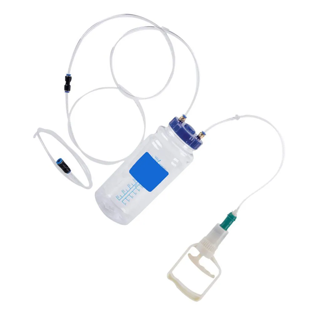 1Set 2L Manual Oil Extractor Pump Vacuum Fluid Extractor Negative Pressure Lock Car Repair Tool Change Oil Suction Pump Engine