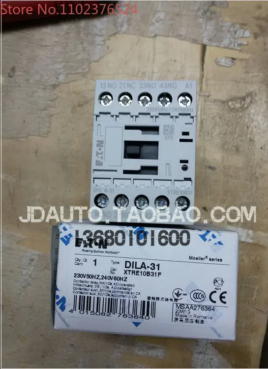 

Low voltage contactor DILA-31 (230V50Hz, 240V60Hz)