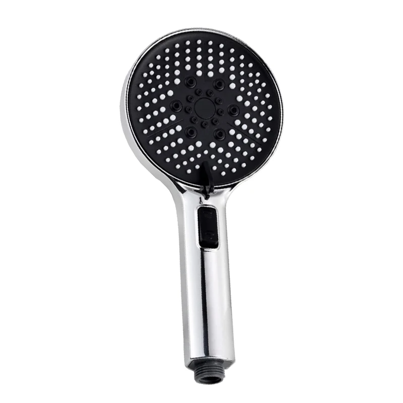 High Pressure Shower Head 13CM Big Panels 5 Modes Adjustable Shower Head with Pressurized Spa Spray Bathroom Accessories