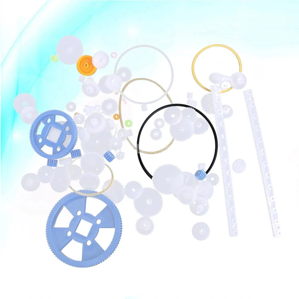 80Pcs Gear Assortment Set for DIY Science and Small Production Multiple Kinds of Gears Durable Long Service Life