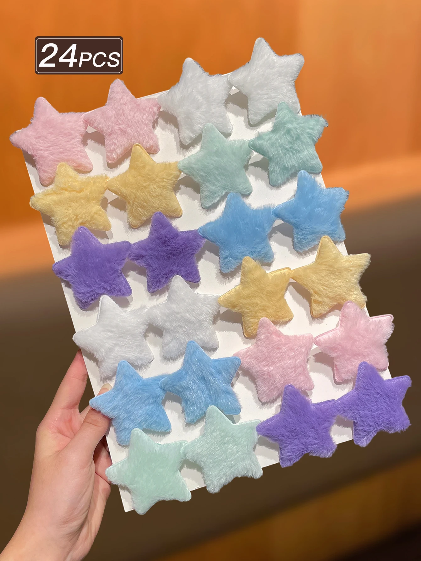 

24 шт., женские заколки для волос со звездами, милые антивозрастные, идеально подходят для ежедневного использования, рекомендация подарков, очаровательные аксессуары для волос для женщин