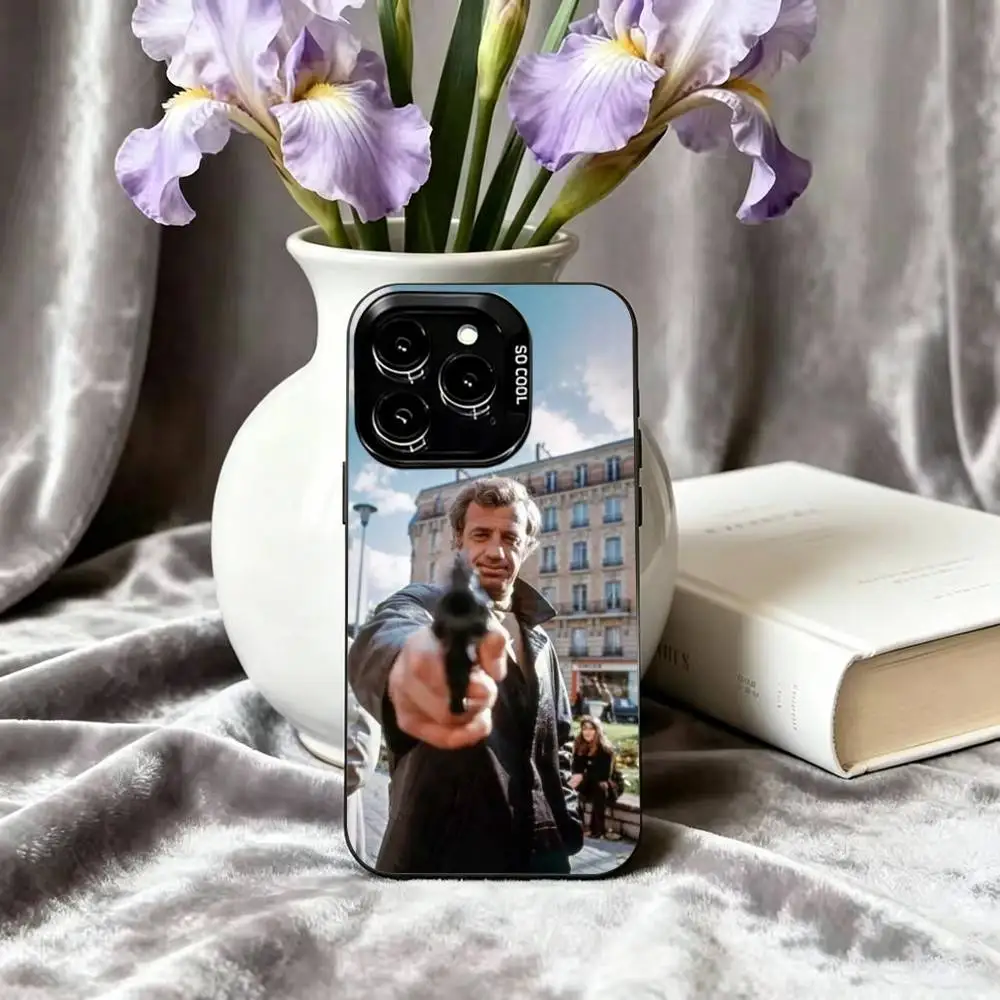 A-Actor J-Jean-Paul Belmondo Phone Case For iPhone 17,16,15,14,13,12,11 Plus,Pro Max,XS,Colorful Silver Black Cover