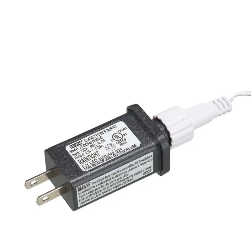 240-Count 15-Strand LED Warm White Curtain Outdoor String Lights