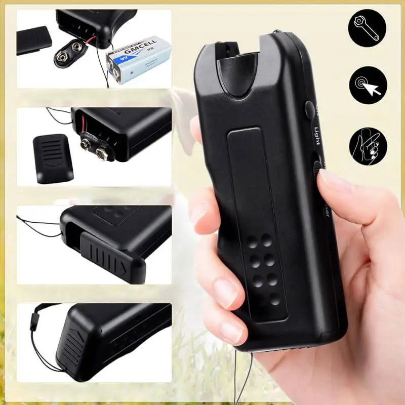 Ultrasonic Dog Repeller Handheld Barking Stop Luminous Ultrasonic Dog Driver Sonic Dog Bark Deterrent Device Anti Bark Dog Silen