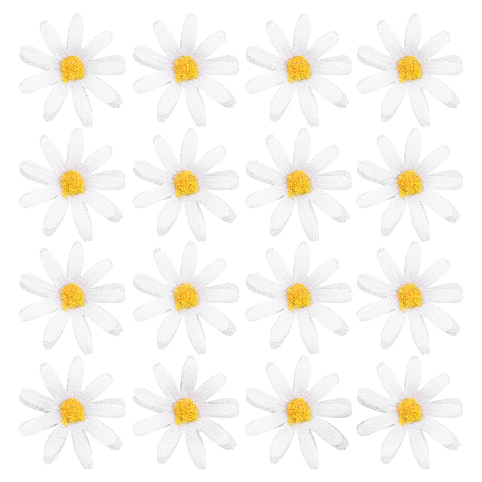 

Artificial Daisy Flowers Decoration Fake Flower Heads for Crafts Party Home Vase Fillers Wedding Bridal Bouquet Non Fading