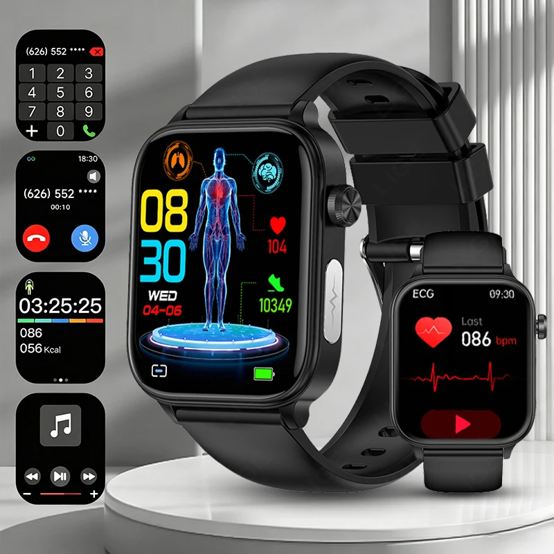 

AI Diagnostic Detector Smart Watch Women Blood Lipid and Uric Acid Body Composition Test Women Menstrual Health Tracker 2026 New