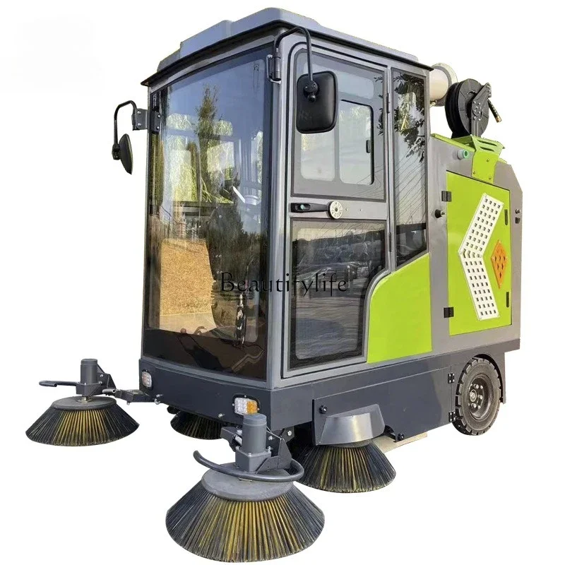 1Driving sweeper Park road electric sweeper