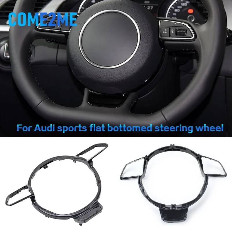 Steering Wheel Cover Trim Abs Sticker Car Interior Accessories For For Audi A4 B9 A3 8Y