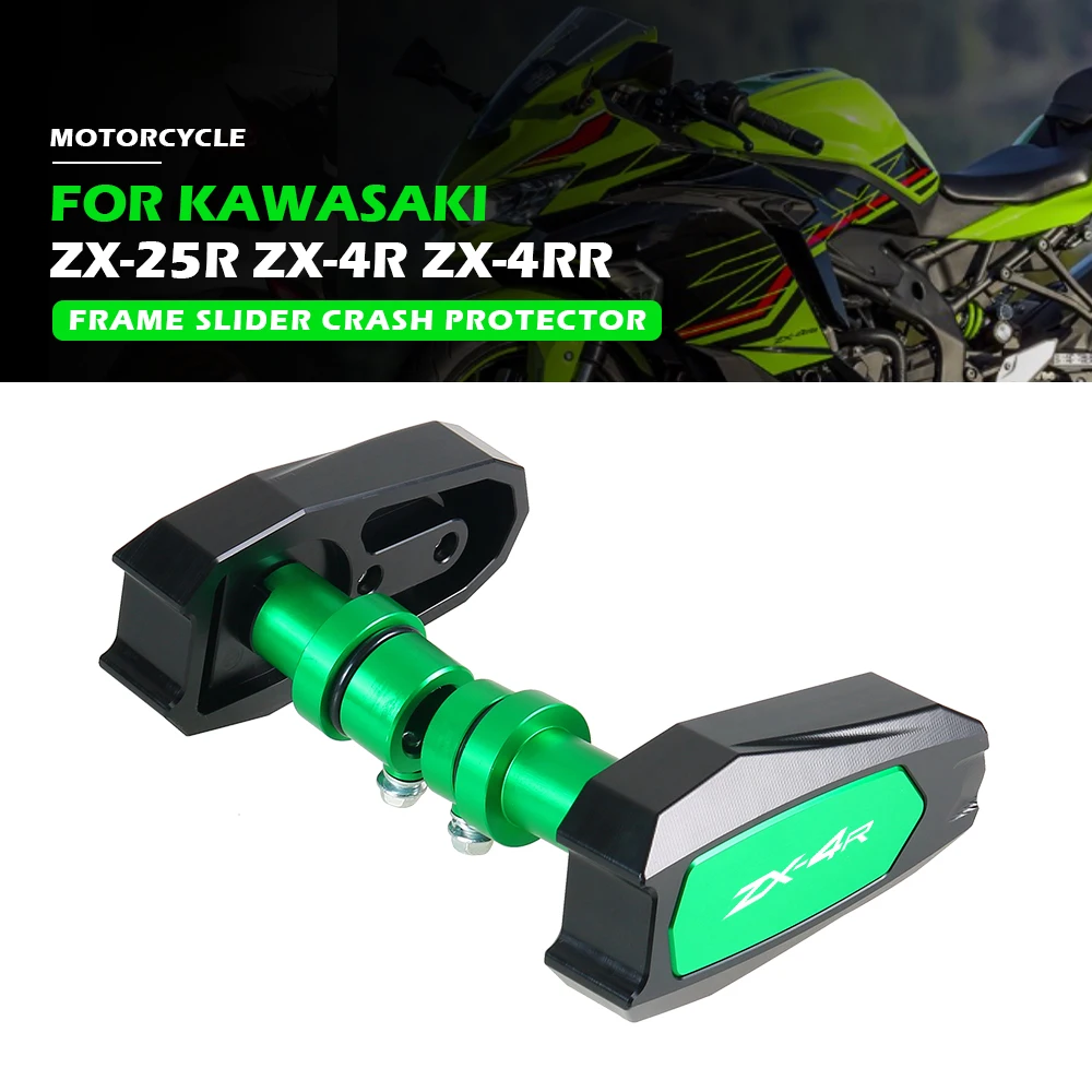 

High Quality Motorcycle Aluminum Crash Falling Protector For Kawasaki ZX-25R ZX-4R ZX-4RR 2019 2020 2021 2022 2023 2024 2025