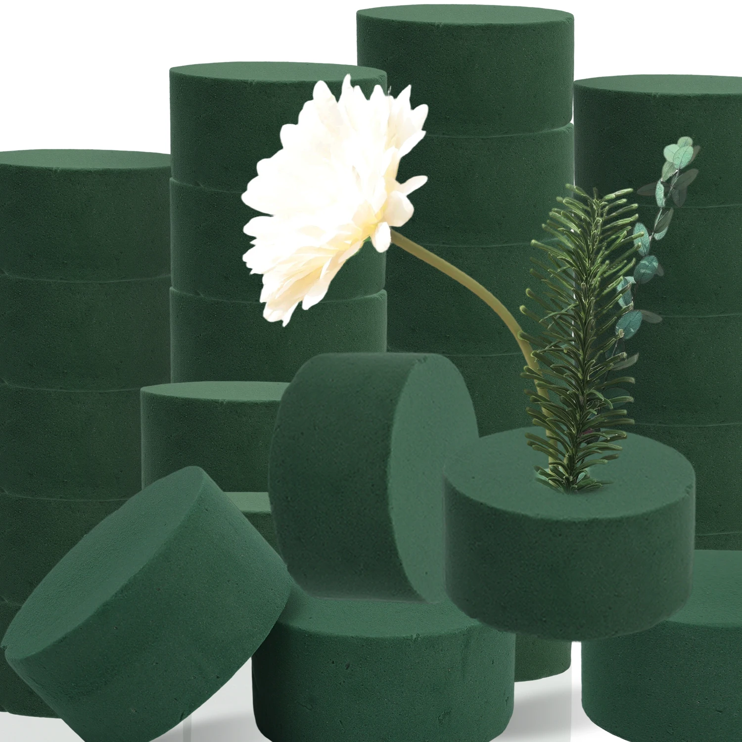 Wholesale Floral Foam Bricks Artificial Fresh Flowers Dry Wet Flower Mud Foam Blocks Wedding Party Decor DIY Arrangement Kits