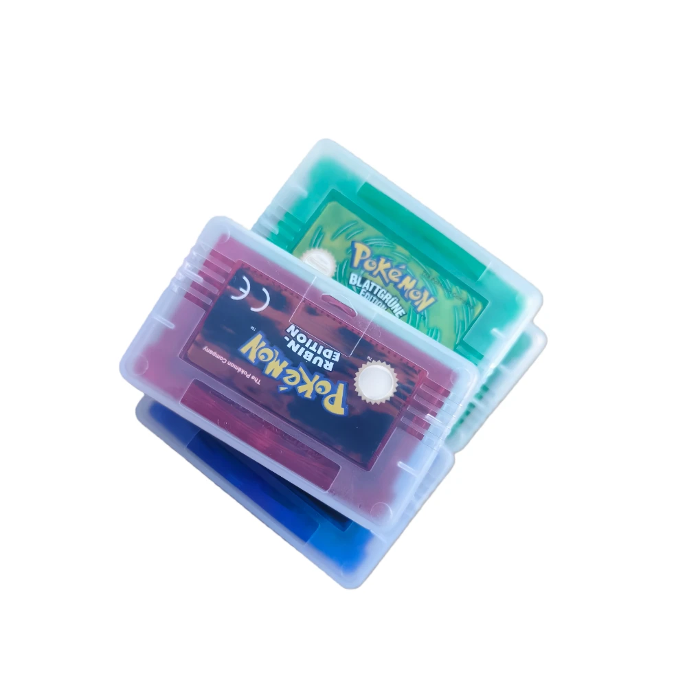 GBA Gioco Pokemon Serie 32 Bit Cartuccia per videogiochi Console Card Spagnolo ESP-Smeraldo FireRed LeafGreen Rubino Zaffiro Giocattolo Regalo