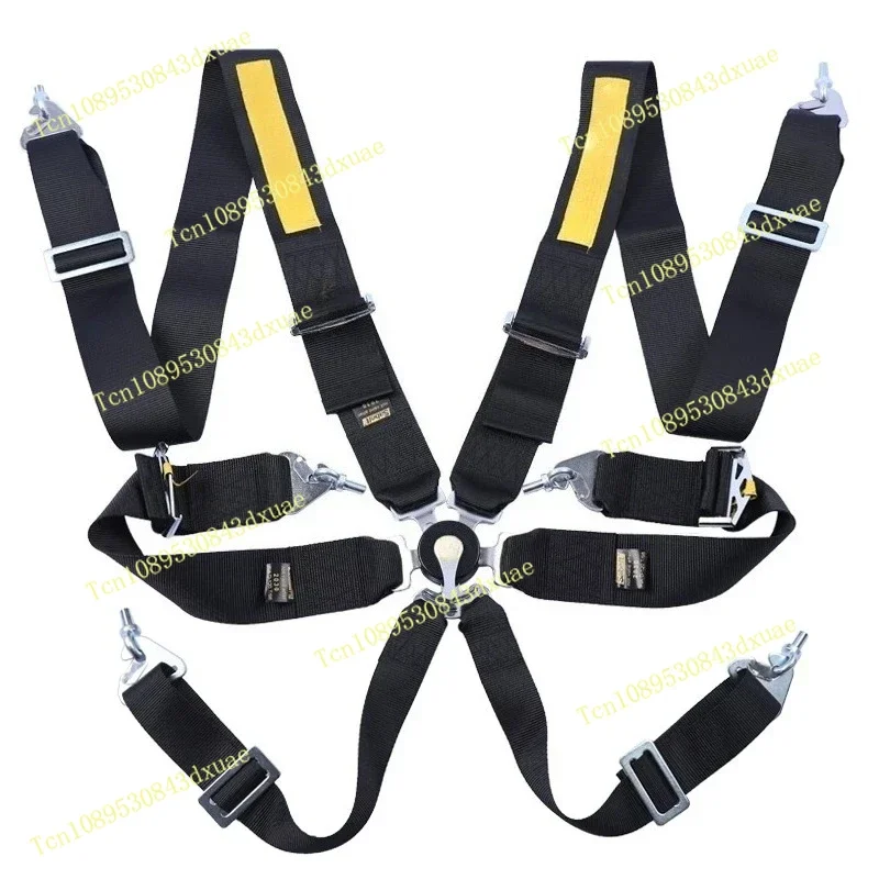 Universal 3 Inch Racing Harness Quick Release 4/5/6 Point Safety Belt Car Modified Racing Simulator Seat Belt