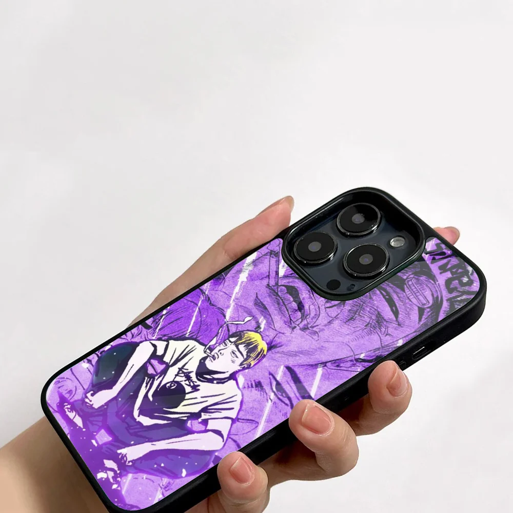 Great Teacher Onizuka GTO Anime Phone Case For IPhone 11 12 13 14 15 16 Plus Pro Max Mirror Acrylic PC TPU Cover