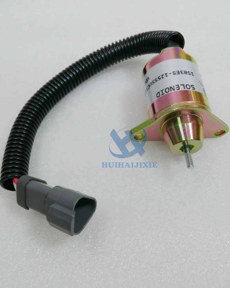 1503ES-12S5SUC11S 12V Fuel Shut Off Solenoid Valve 1503ES12S5SUC11S For Yanmar Engine 3TNE72 3TNA72 4TNE84 4TNE88