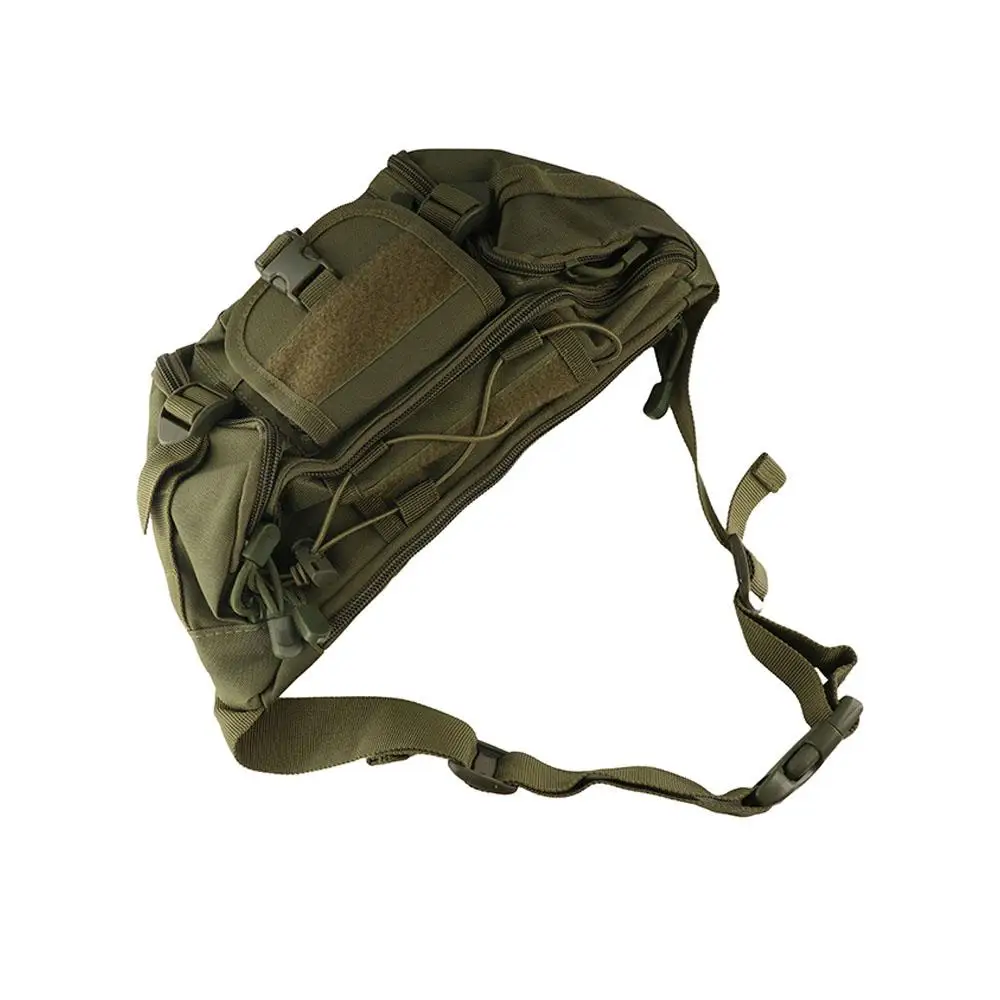 

Oxford Cloth Waist Fanny Pack Waterproof Multifunctional Men Molle Pouch Durable Large Capacity Running Sports Belt Bag Camping