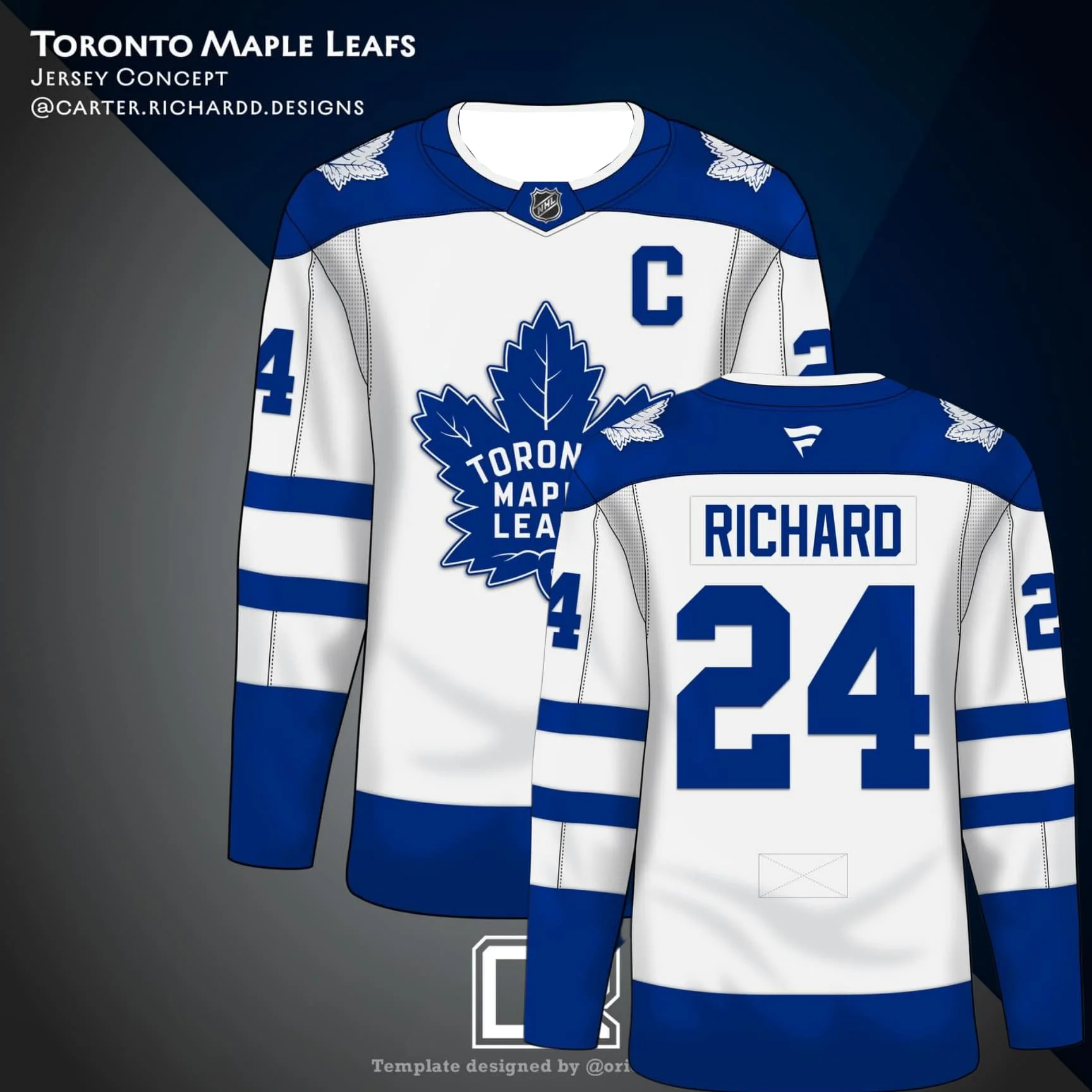 Jersey de Hockey sobre Hielo Personalizado de los Toronto Maple Leafs 2026, Tejido Transpirable de Secado Rápido con Logotipo del Maple Leaf, Número 24