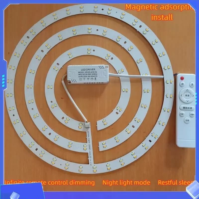 for LED Fan  Source Ceiling Fan Replacement Wick Circular Light Board Circular Light Panel Patch Ceiling Light