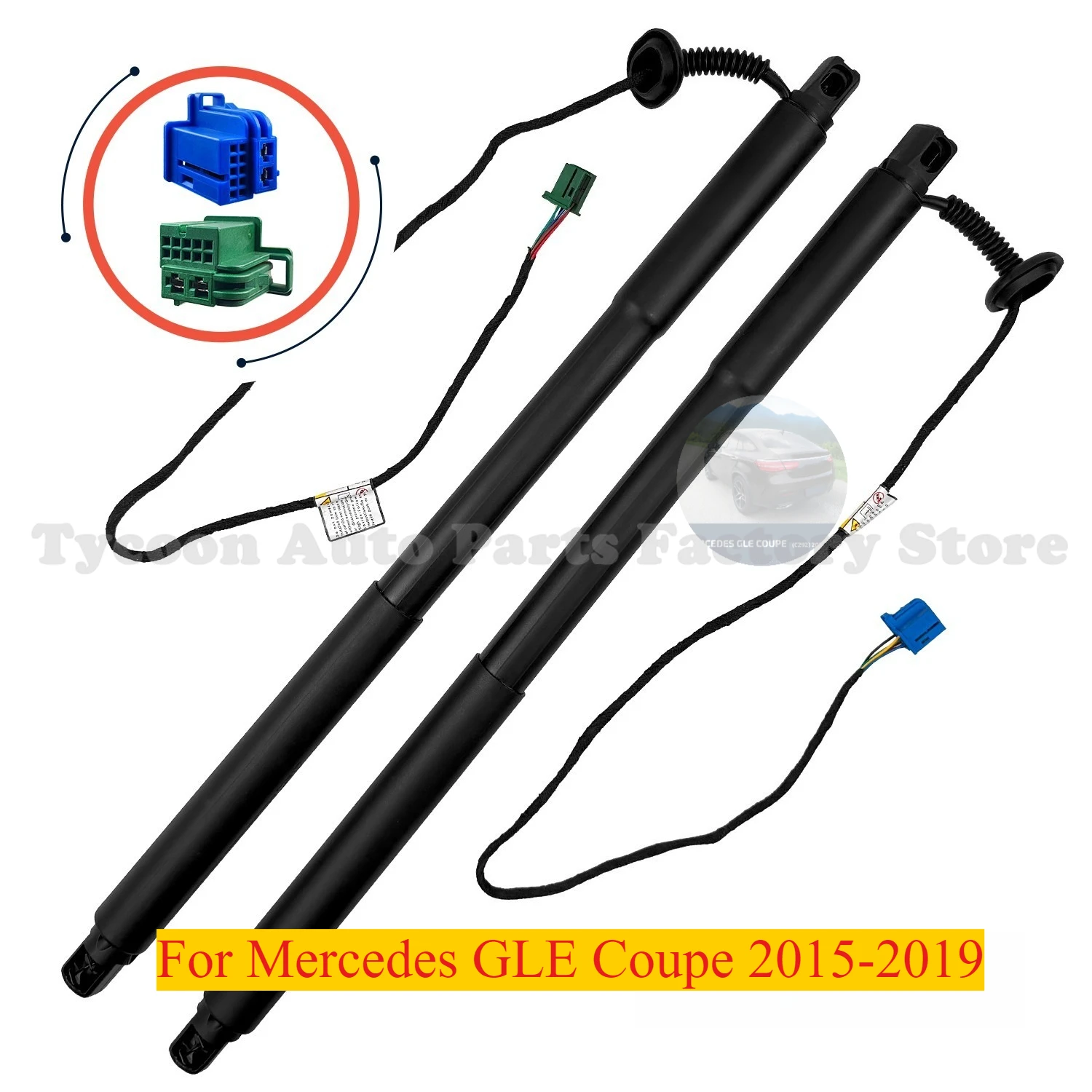 

Electric Tailgate Strut For Mercedes GLE Coupe 2015-2019 Sx Dx Actuator Kit
