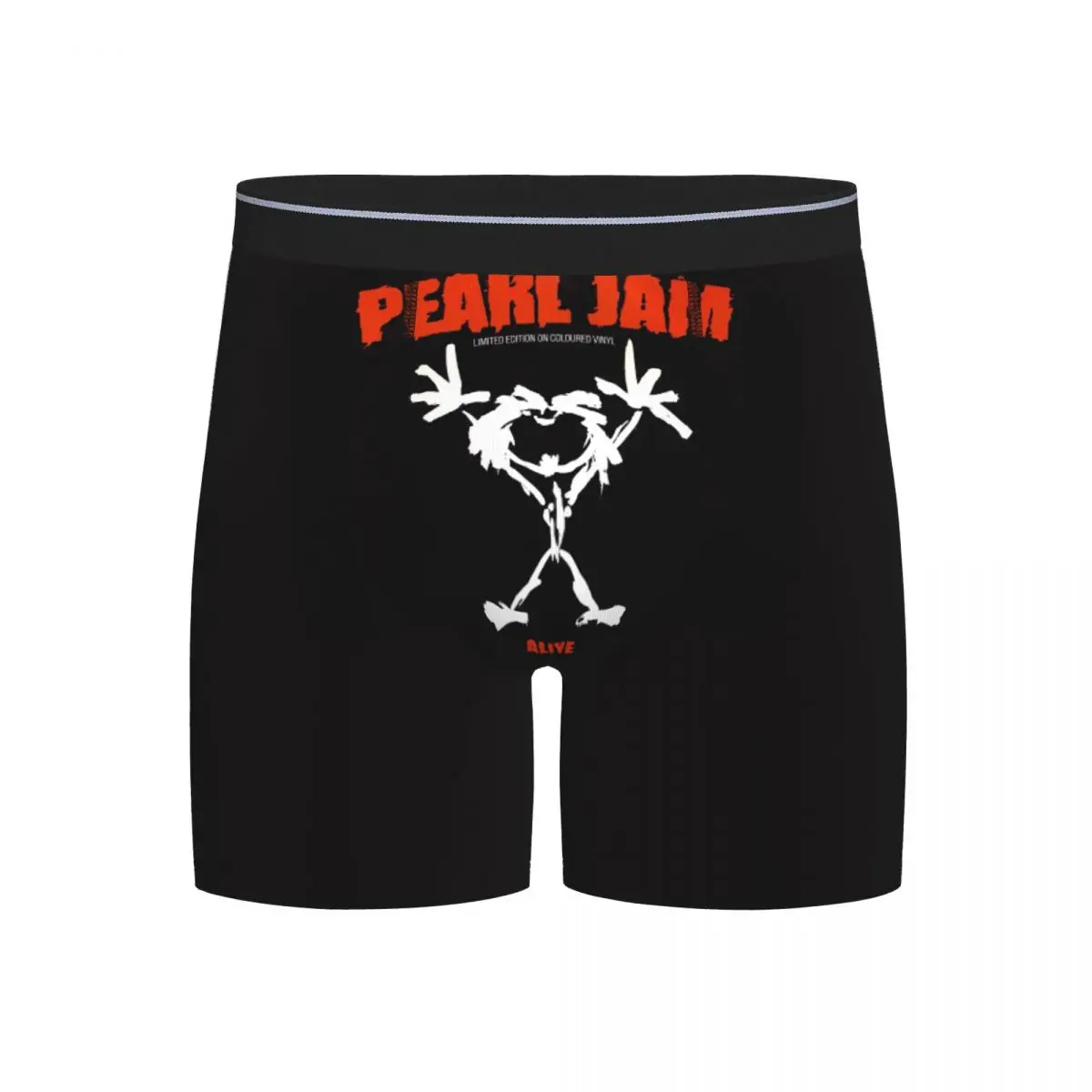 

Long Boxer Underpants Shorts Alive Pearls Jam Panties Men Comfortable Underwear for Homme Man Boyfriend Gifts