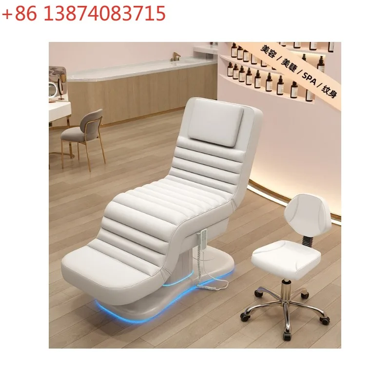 Electric beauty bed, massage massage treatment bed, multi-functional lifting latex folding
