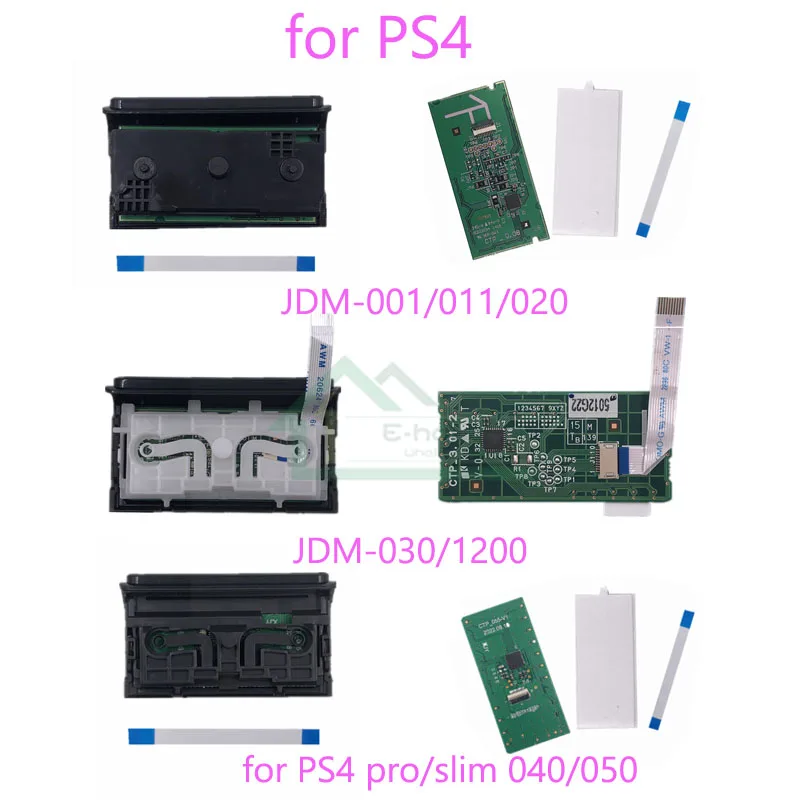 For PS 4 JDS 001 011 020 New Touchpad Board with Flex Cable replacement for PS4 JDM 030 1200 040 Touch Pad PCB Board