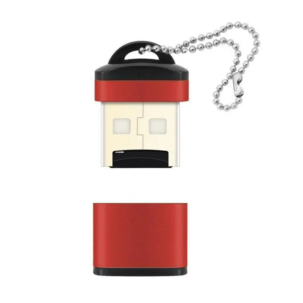 Leitor de cartão usb de alta velocidade, adaptador portátil multi-slot para cartões tf/sd, leitor de cartão de transferência de dados rápida plug-and-play para telefone