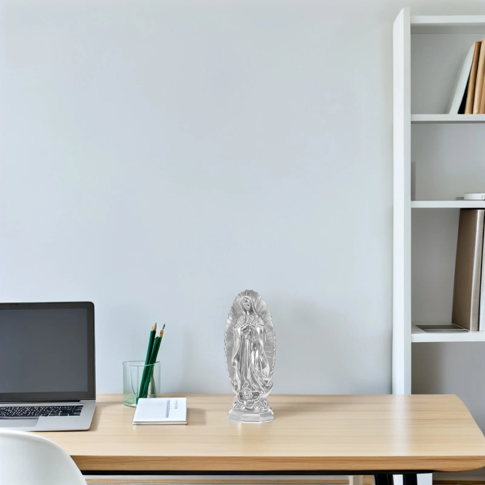 

Virgin Mary Resin Statue Religious For Home Decor Living Room Office Church Indoor Outdoor Blessed Mother Sculpture Our Lady Of