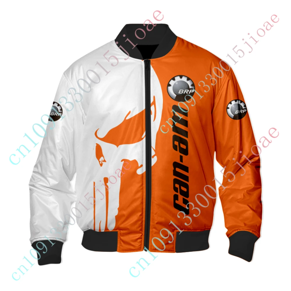 

Can-am Windbreaker Techwear Baseball Uniform Thick Coats Harajuku Parkas Bomber Jacket Jackets For Men's Clothing Custom Logo