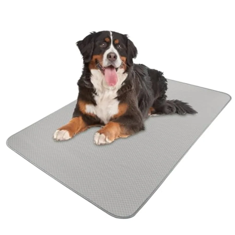 

Summer Dog Cooling Mat Washable Ice Silk Self Cool Pad for Small Medium Large Dogs and Cats, Pet Sleeping Pad for Crate, Bed, I
