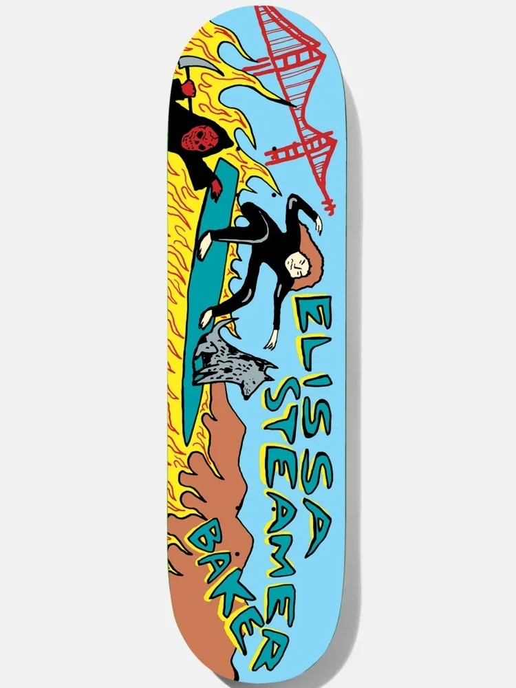 

BAKER SKATEBOARDS Professional 7Ply Maple Wood Deck Perfect for Street Riding Super Durable Premium Anti-slip Surface Unisex