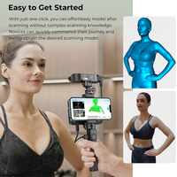 Creality CR-Scan Ferret Pro 3D Scanner Portable and Handheld 30fps Scaning Speed 0.1mm Accuracy ASIC Chipset Dual Mode Scanning