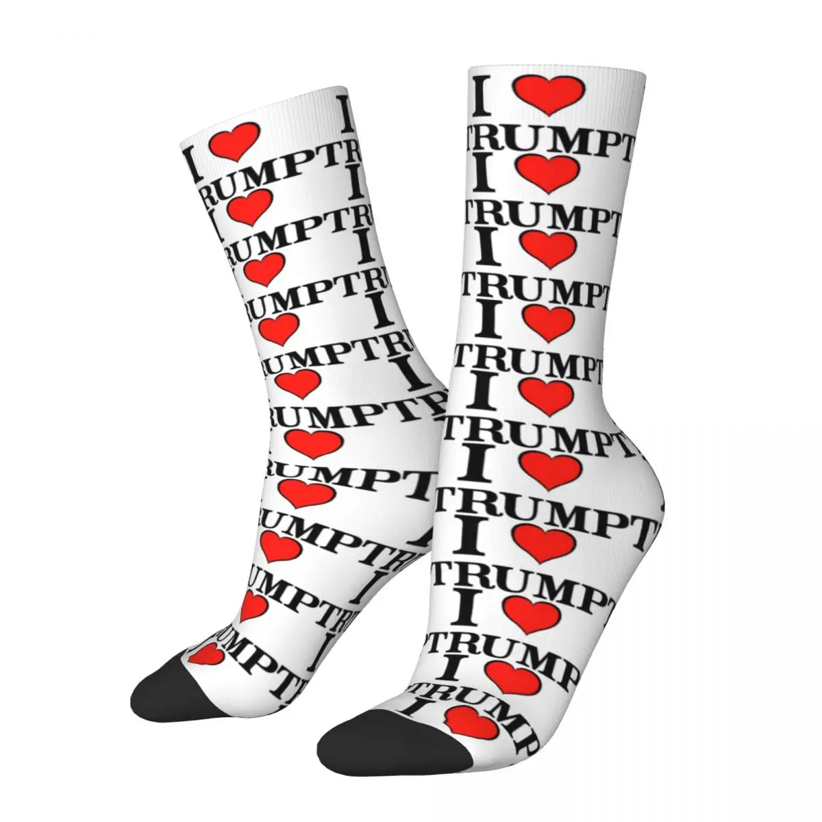 

Модные мужские носки, носки в стиле хип-хоп I Love, Дональд Трамп, спортивные женские носки, весна, лето, осень, зима