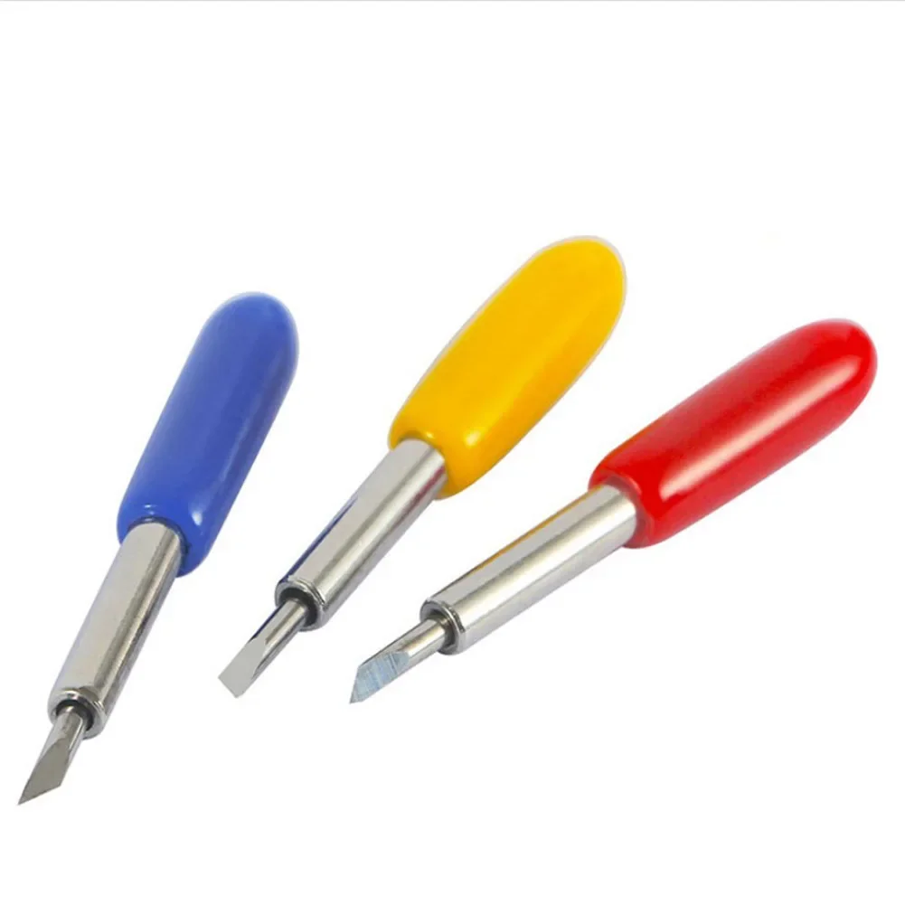 10pcs 30 45 60 Cutter Cemented Carbide Blade Cutting Plotter Blade Milling Cutter Carving Tools For Degree Roland Plotter