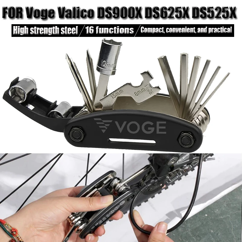 ل Voge فاليكو DS900X DS625X DS525X DSX 300 رالي 300DS 500DS 525DS 600DS 650DS 2025 دراجة نارية أداة متعددة إصلاح مفك مسامير #1