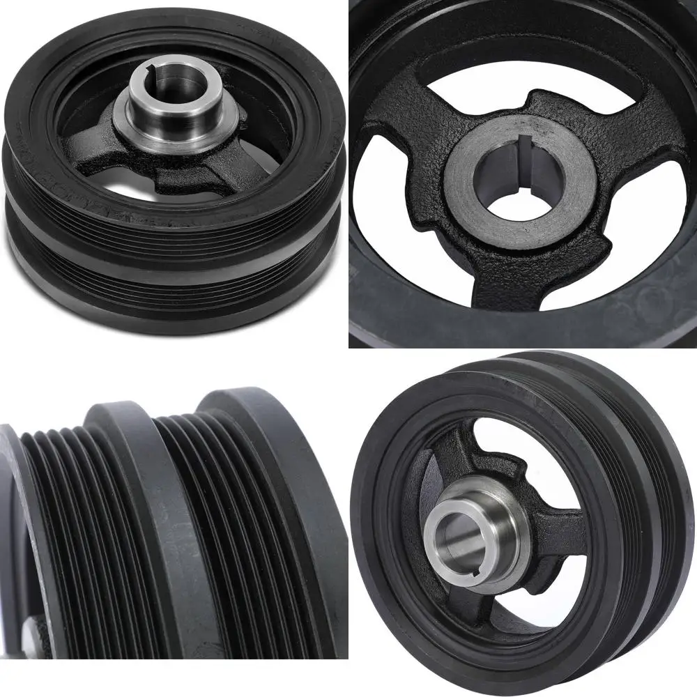 

A-Premium Engine Harmonic Balancer Crankshaft Pulley Compatible with Ford F-150 F150 Mustang 2011 2012 2013 2014, DOHC V8 5.0L,