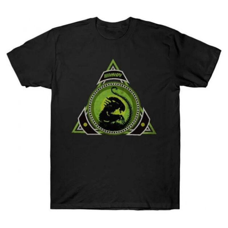 

Xenomorph Enterprise 0412 Sci-Fi Alien Gift T-Shirt Weyland LV-426 Horror movie Short Sleeve Graphic clothes All size tops