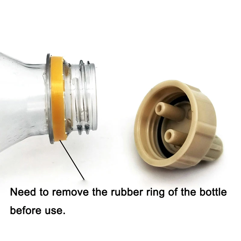 2Pcs Aquarium CO2 System Tube Valve Guage Bottle Cap Fish Tank Live Plant Air Diffuser Generator Tool-New - view 6